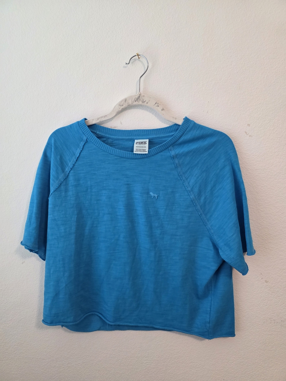 PINK Victoria's Secret Bright Blue Short Sleeve Tee